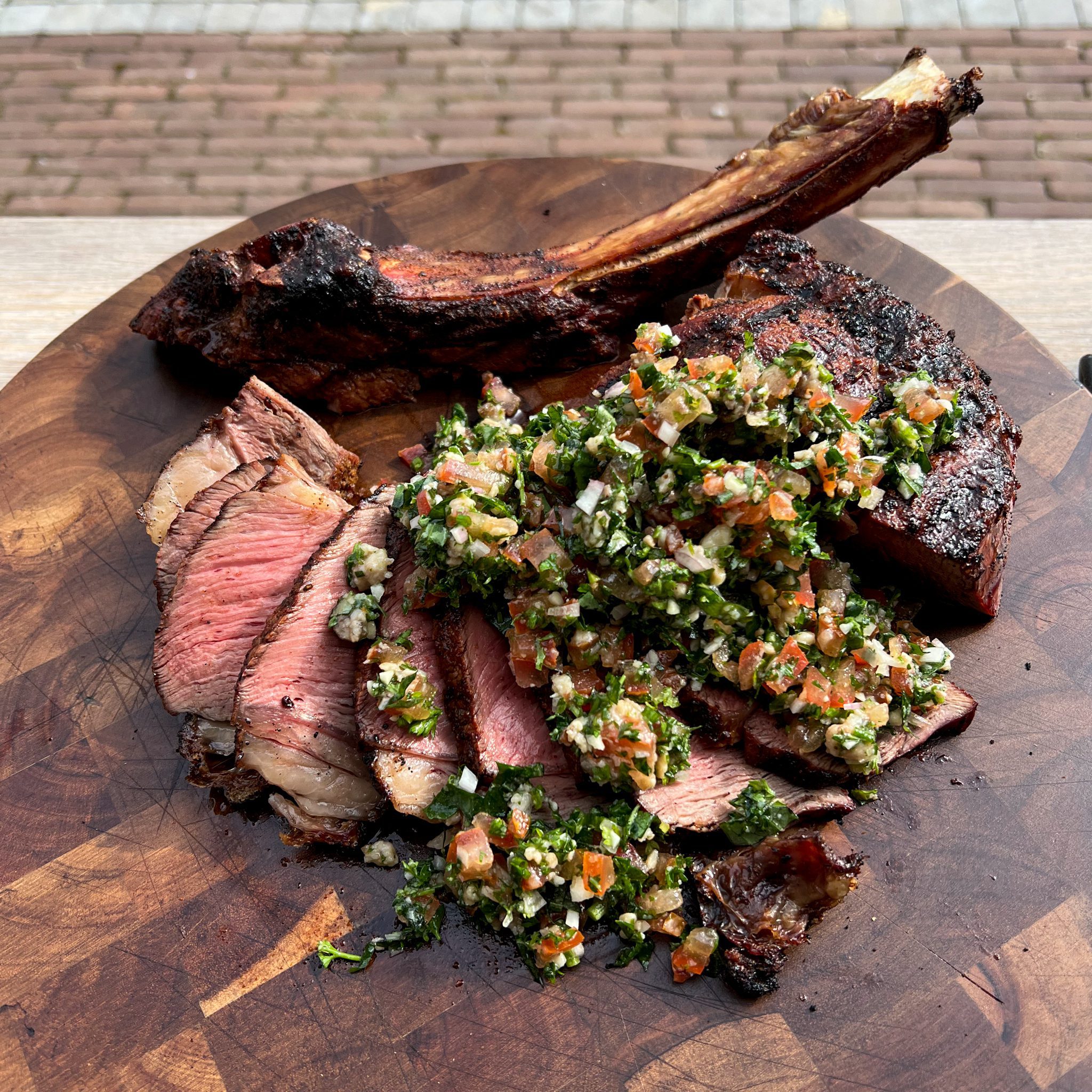 Made a Guga meal, roasted bone marrow and pincanha steak sandwich : r/steak